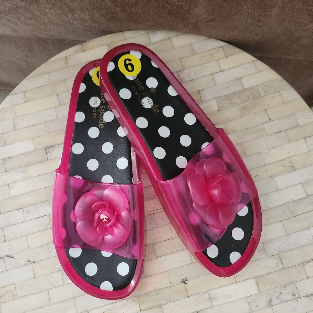 Kate Spade jelly slide sandals size 9